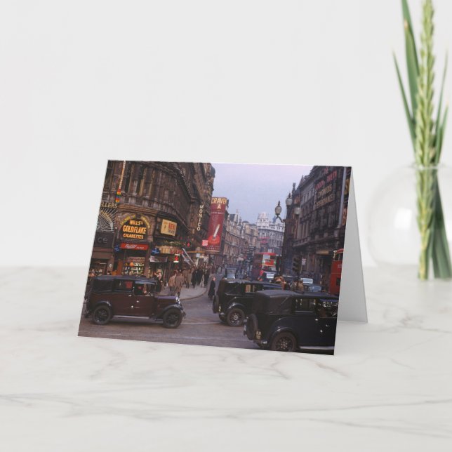 Tarjeta Avenida Shaftesbury 1949 (Anverso)