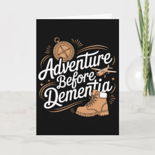 Tarjeta Aventura Antes de Demencia Viajar Desierto Al Aire