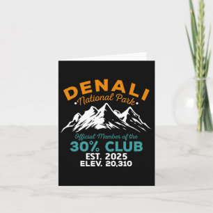 Tarjeta Aventura De Senderismo Denali 30% Club Est 2025