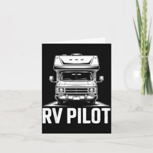 Tarjeta Aventura de viaje en carretera de camping en RV pi