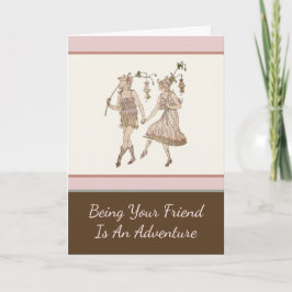 Tarjeta Aventuroso amigo Shakespeare Garden Valentine