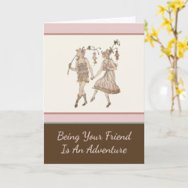 Tarjeta Aventuroso amigo Shakespeare Garden Valentine