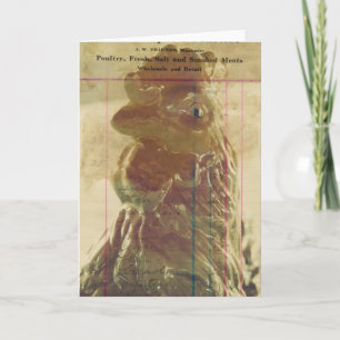 Tarjeta Aves de corral frescas