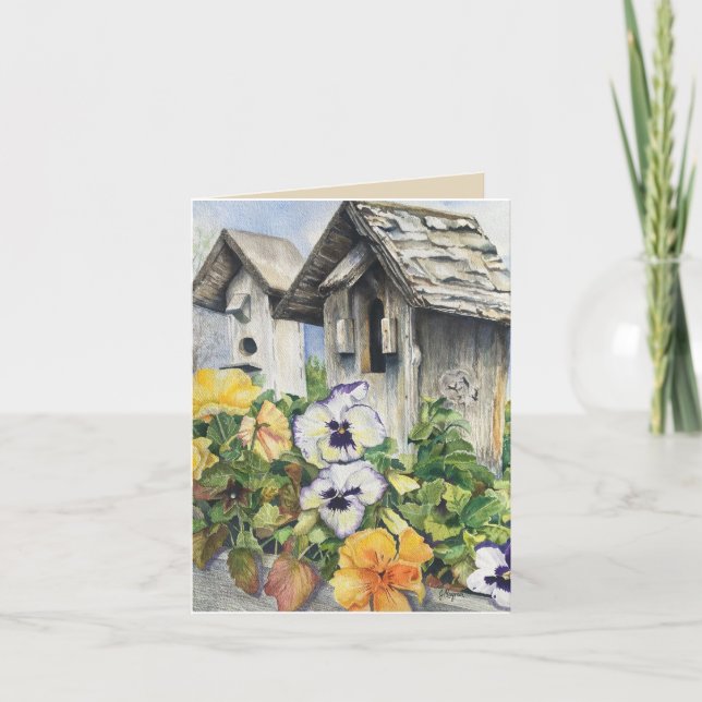 Tarjeta Aves de jardín (Anverso)