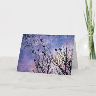 Tarjeta Aves de una pluma