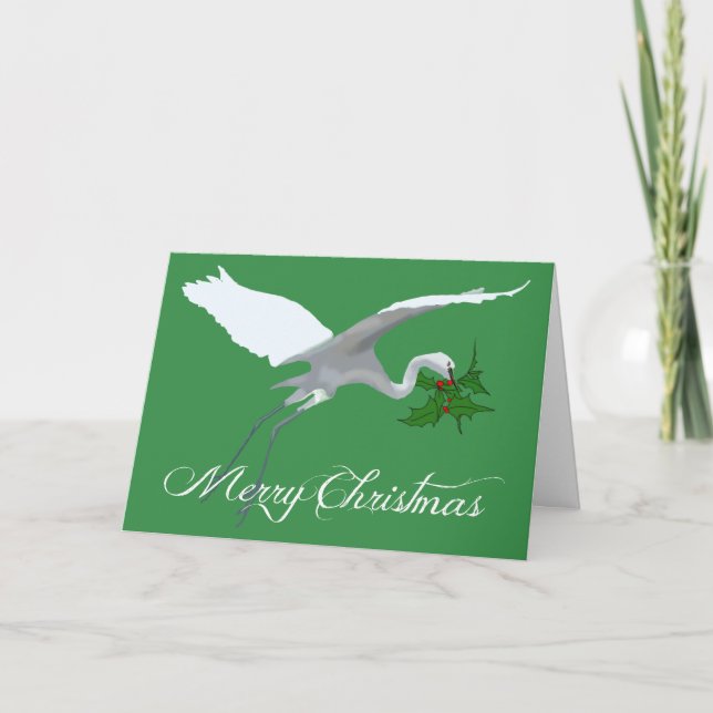 Tarjeta Aves - Garza (Anverso)