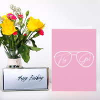 Aviador de Chica de vuelo gafas de sol, cumpleaños