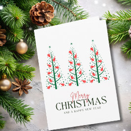 Tarjeta Aviation Jet Fighter Christmas Tree & Photo Funny