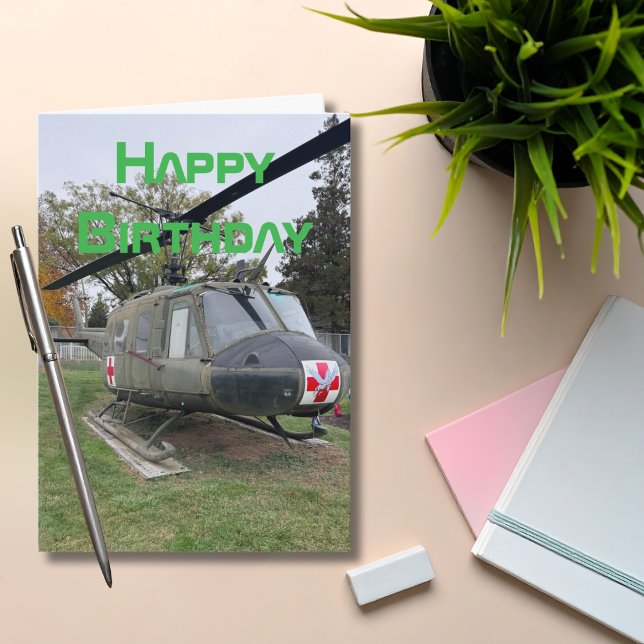 Tarjeta Avión de helicóptero, cumpleaños de Guay Aviation (Subido por el creador)