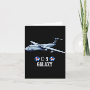 Tarjeta Avión de transporte militar estadounidense C-5 Gal