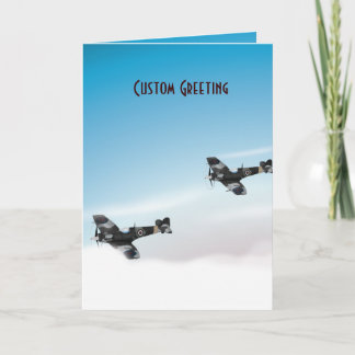 Tarjeta Avión de Vintage