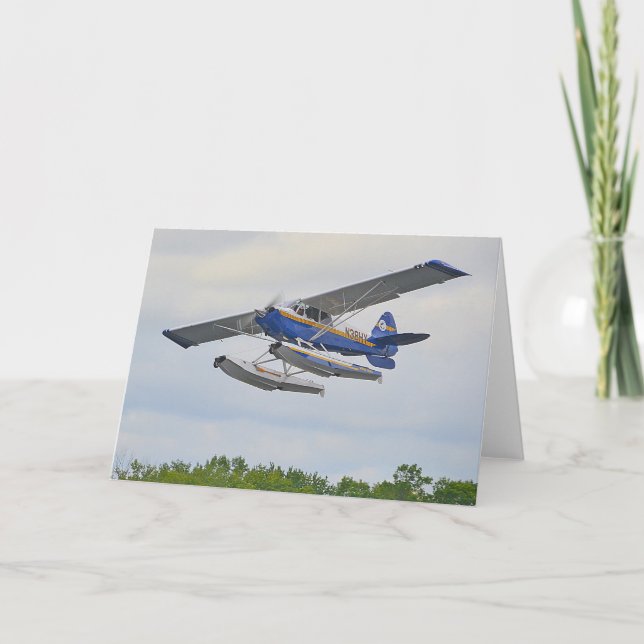 Tarjeta Avión marino Notecard (Anverso)