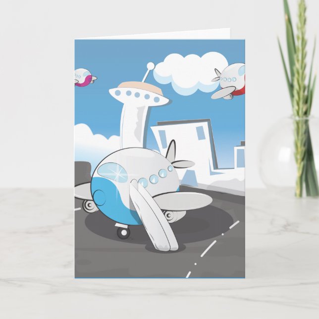 Tarjeta Aviones de juguetes (Anverso)