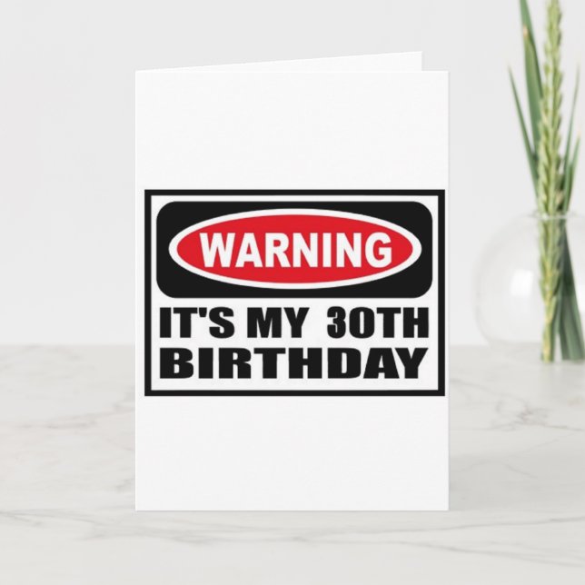Tarjeta Aviso 30 (Anverso)