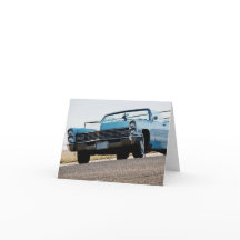 Aviso de coche americano convertible