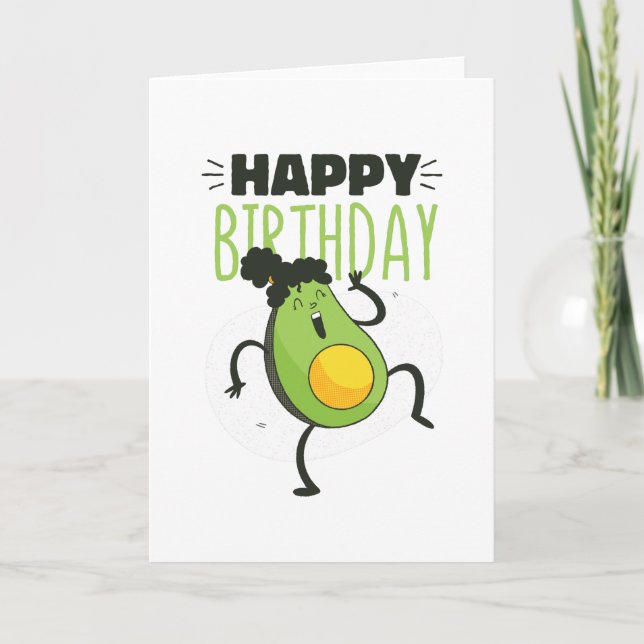 TARJETA AVOCADO BIRTHDAY (Anverso)