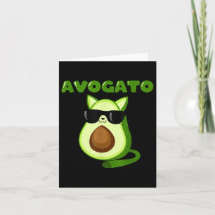 Tarjeta Avogato de gato Cinco De Mayo Avogado