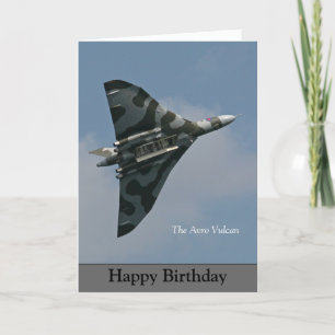 Tarjeta Avro Vulcan Happy Birday