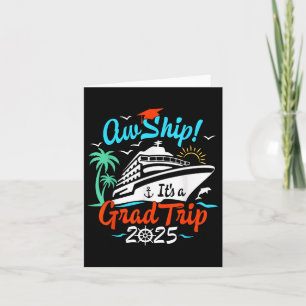 Tarjeta Aw Buque Su Gran Viaje En Cruceros De Graduación 2