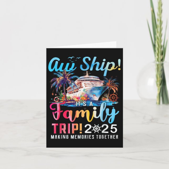 Tarjeta ¡Aw Ship! Coincidencia familiar 2025 C (Anverso)
