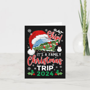 Tarjeta Aw Ship it a Navidades crucero familia 2024 M
