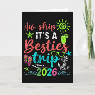 Tarjeta Aw Ship It’s A Girls Trip 2026 Cruise Vacation 