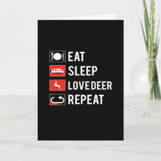 Tarjeta Awesome Deer Lover Creative MoFolded Greeting Card