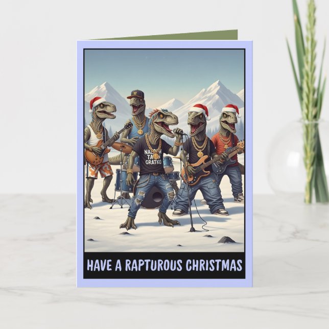 Tarjeta Awesome Dinosaur (Anverso)