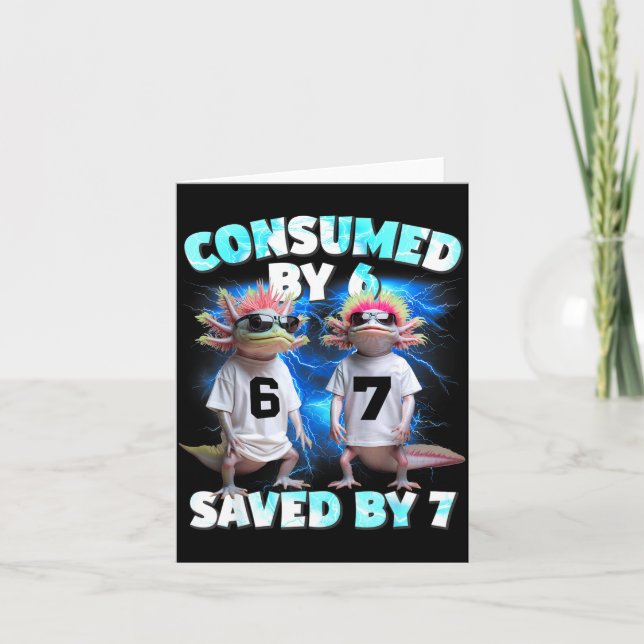 Tarjeta Axolotl Prophecy – Consumed By 6, Saved By 7  (Anverso)