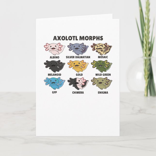 Tarjeta Axolotls de Axolotl (Anverso)