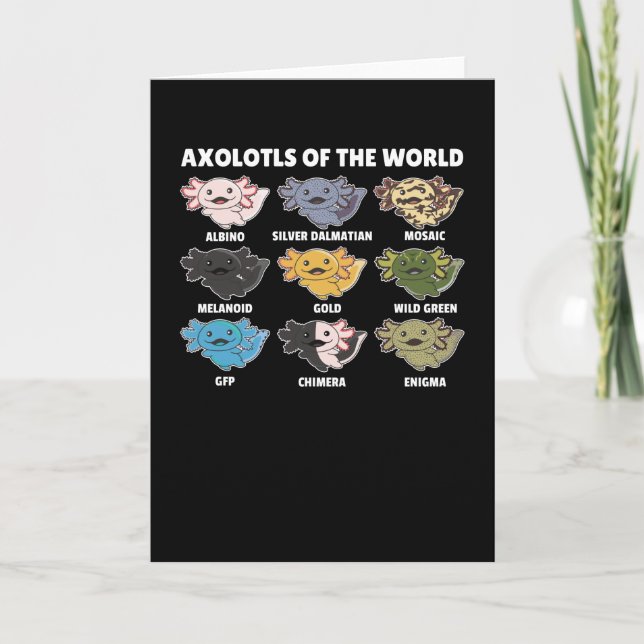 Tarjeta Axolotls de Axolotl (Anverso)