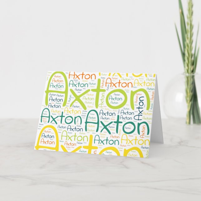 Tarjeta Axton (Anverso)