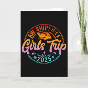 Tarjeta Ay Barco Es Un Viaje De Chicas 2025 Crucero Verano