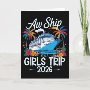 Tarjeta Ay Barco Es Un Viaje De Chicas 2026 Crucero Coinci