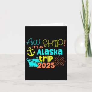 Tarjeta ¡Ay Caramba! Es un viaje a Alaska 2025 