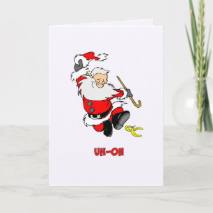 Tarjeta ¡Ay caramba Santa