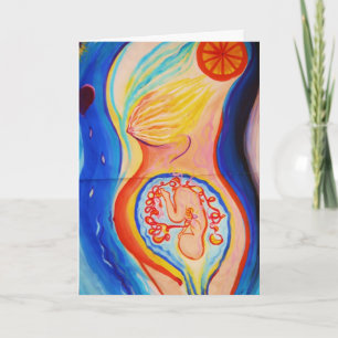 Tarjeta Ayuda inspiradora para la natalidad algo nuevo