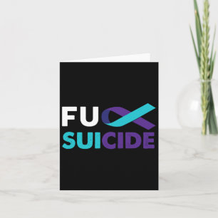 Tarjeta Ayuda para la toma de conciencia sobre el suicidio