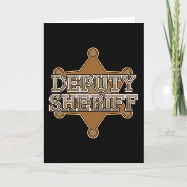 Tarjeta Ayudante del sheriff (Anverso)