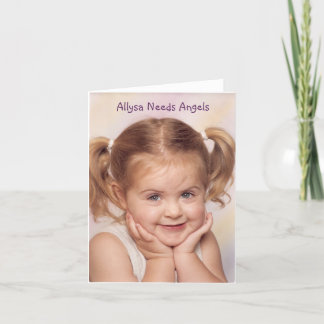 Tarjeta Ayudar a Allysa a volver a caminar - Personalizado