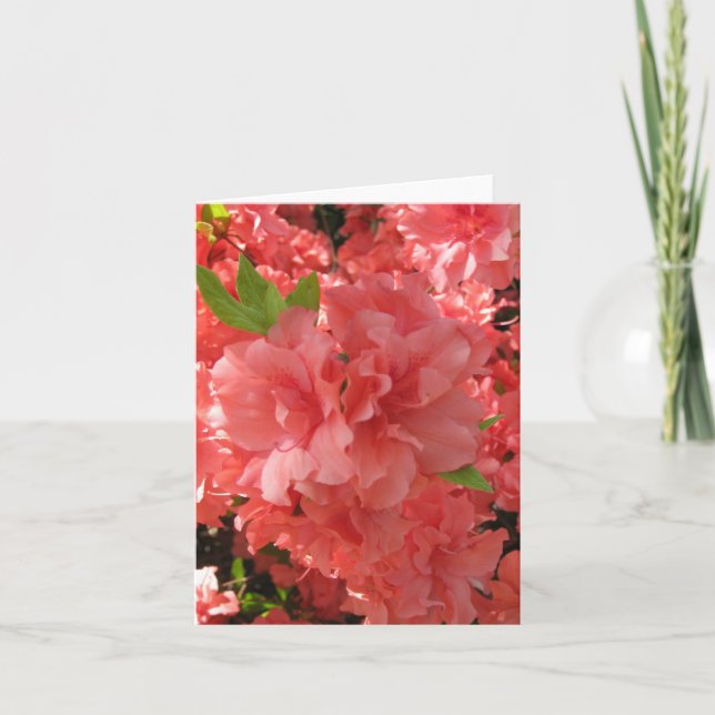 Tarjeta Azalea Notecard (Anverso)