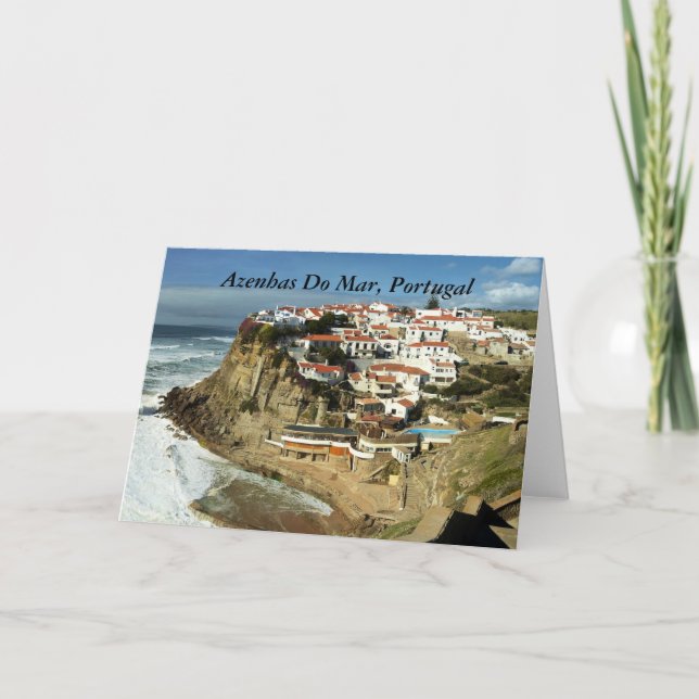 Tarjeta Azenhas Do Mar, Portugal, (Anverso)