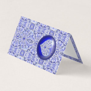 Tarjeta Azul cerámico de Grecia