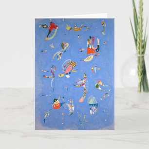 Tarjeta Azul Cielo Kandinsky