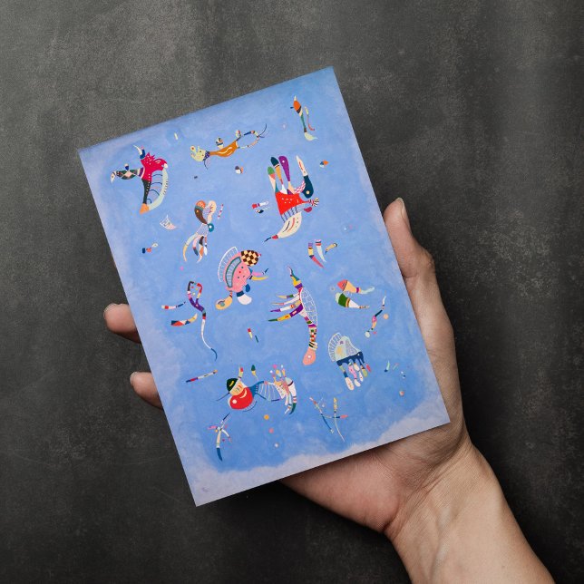 Tarjeta Azul cielo | Wassily Kandinsky (Subido por el creador)