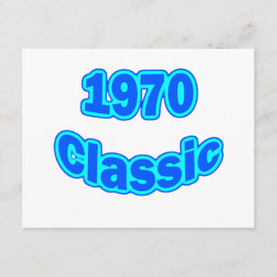 Tarjeta Azul clásico de 1970