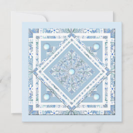 Tarjeta Azul de la luz de los lazos cerámicos