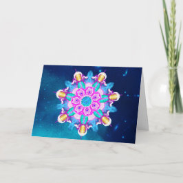 Tarjeta Azul de la noche estrellada del *~*, energía