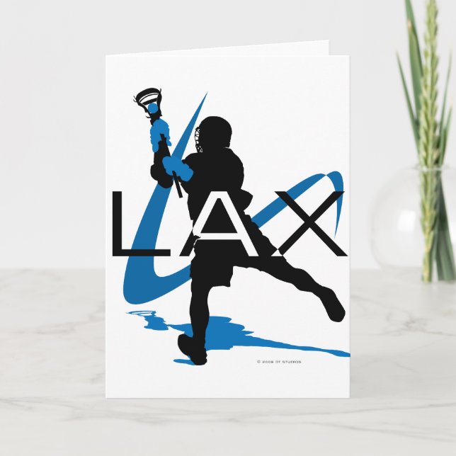 Tarjeta Azul de LAX de los muchachos de LaCrosse (Anverso)