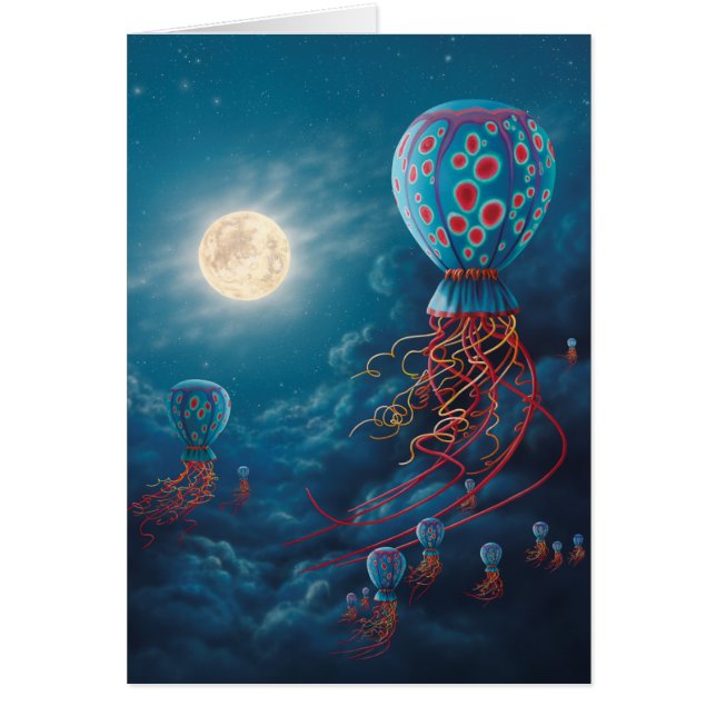 Tarjeta azul de los flotadores (Frente)